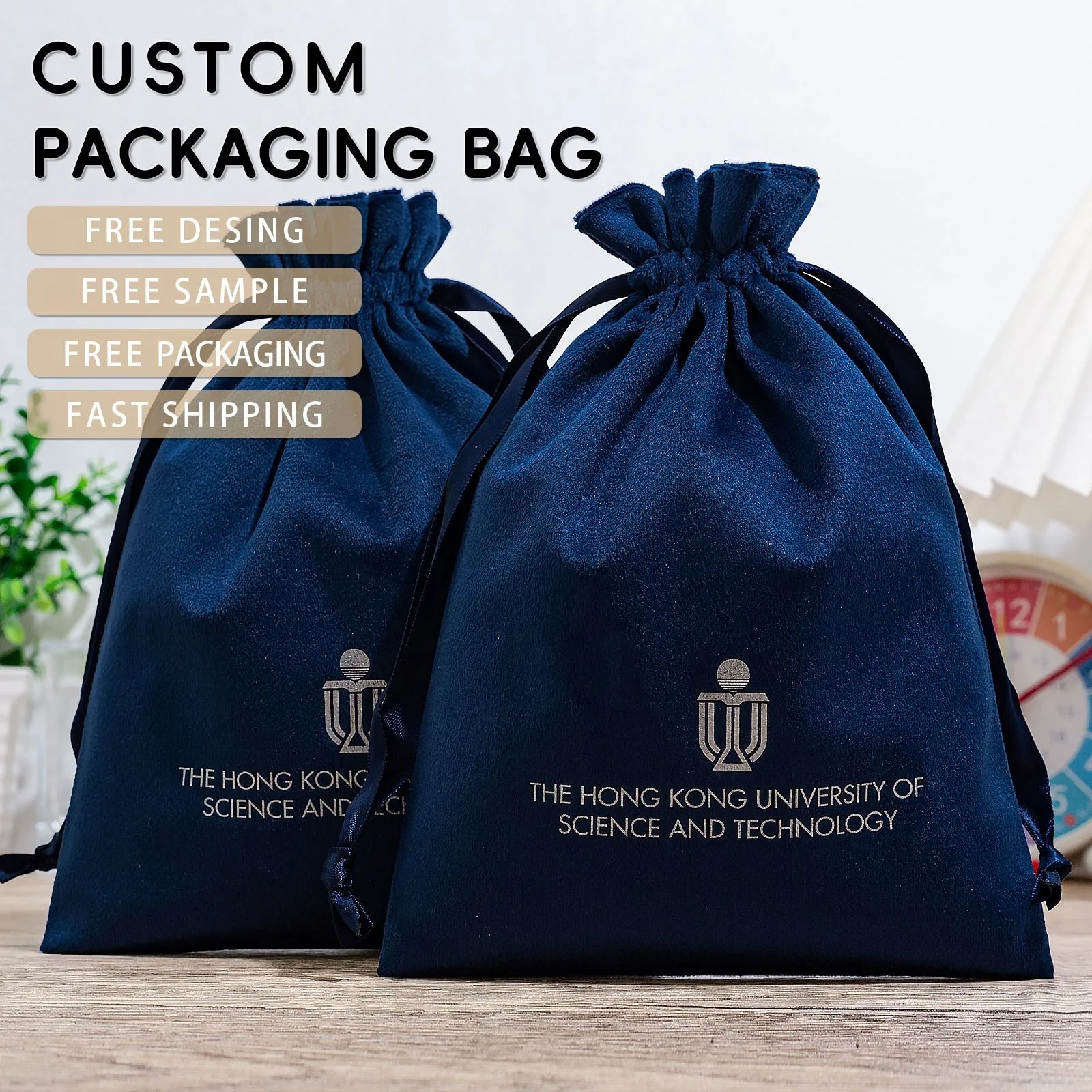 Velvet Drawstring Pouch