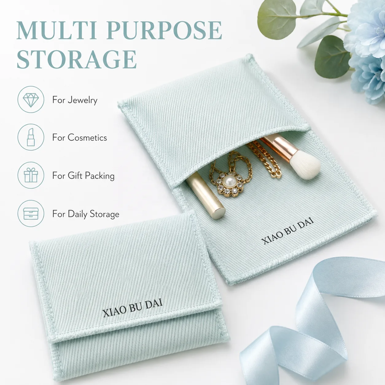 Satin Envelope Pouch