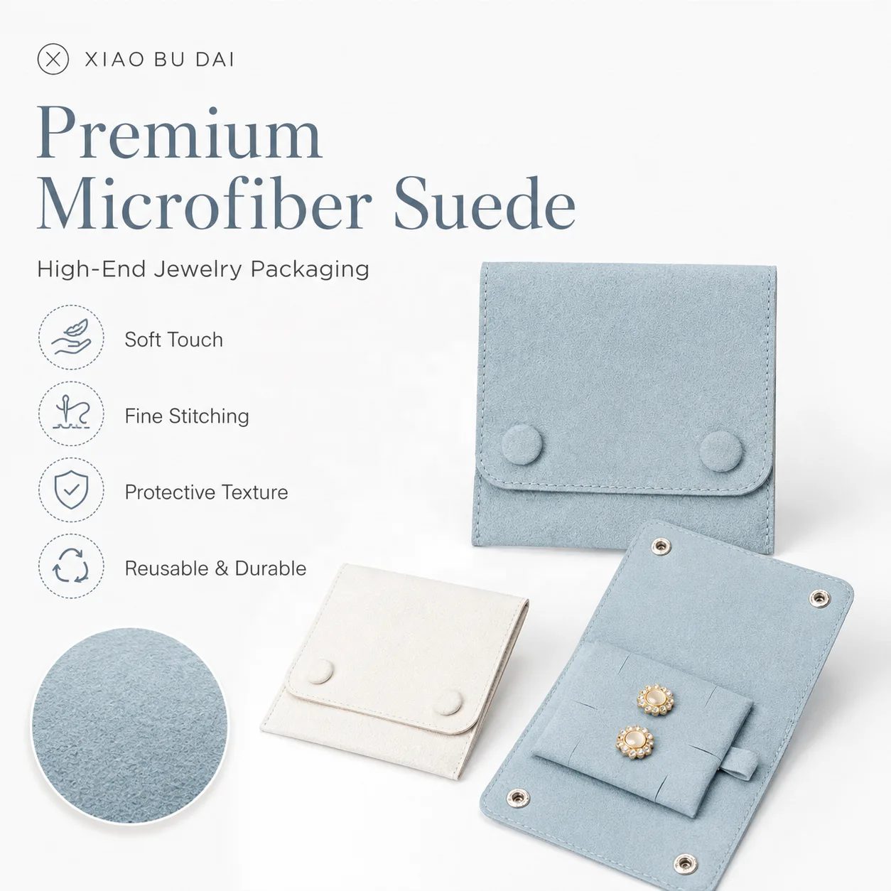 Dusty Rose Microfiber Packaging Style