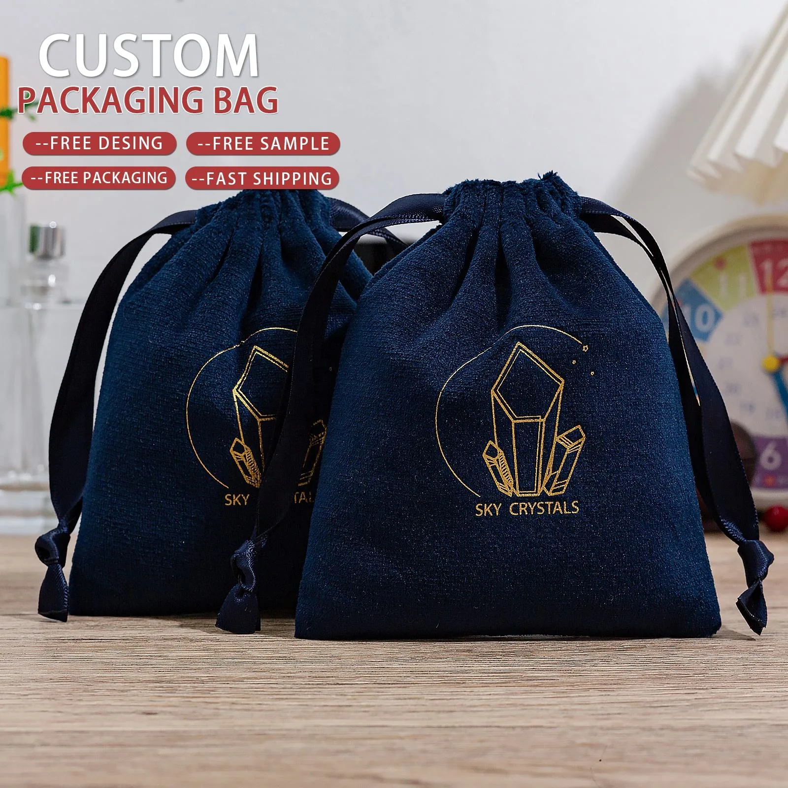 Velvet Drawstring Pouch
