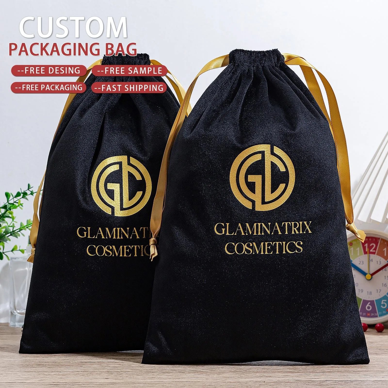 Velvet Drawstring Pouch