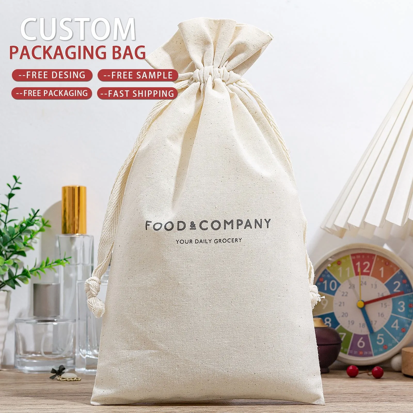 Fabric Drawstring Pouch