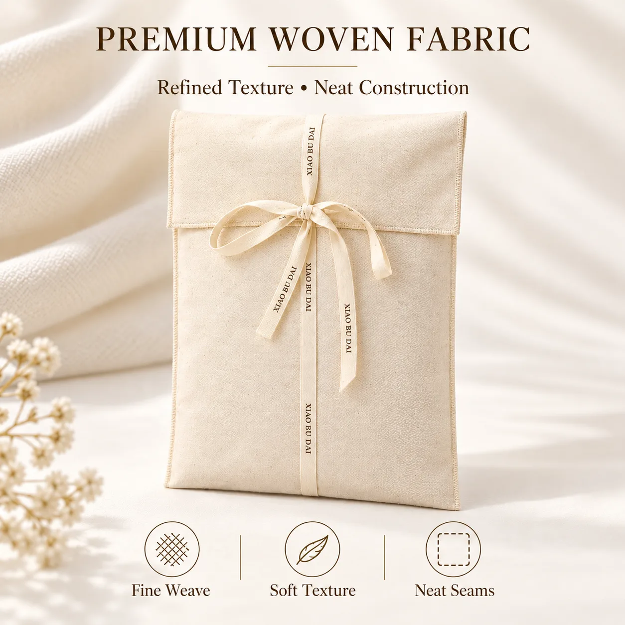 Beige Fabric Packaging Style