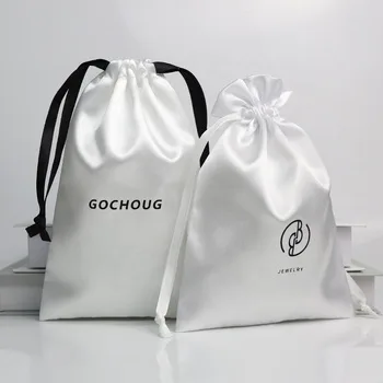 Satin Drawstring Pouch — image 2
