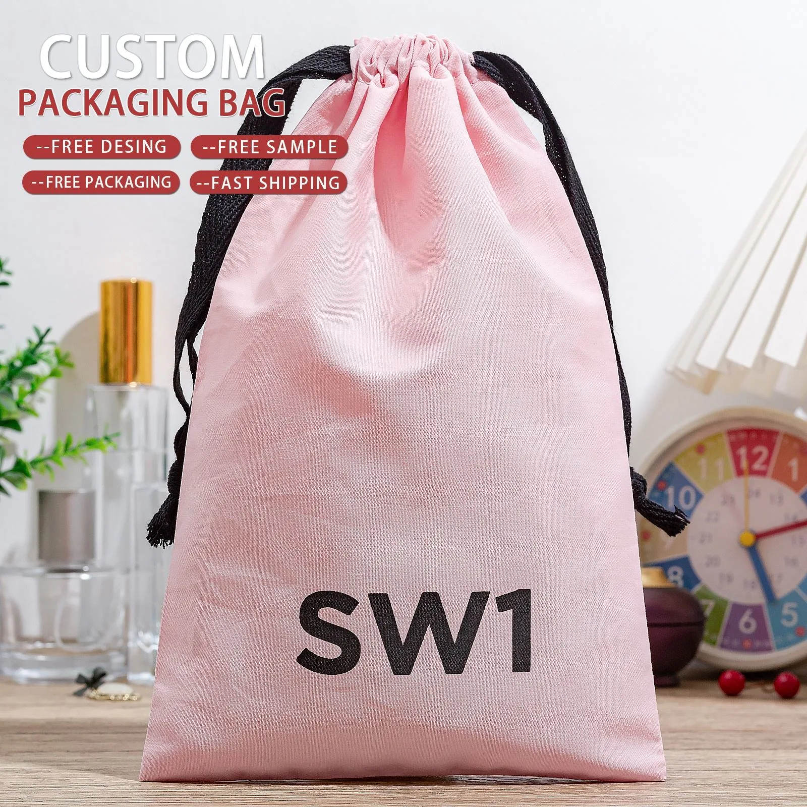 Cotton Drawstring Pouch