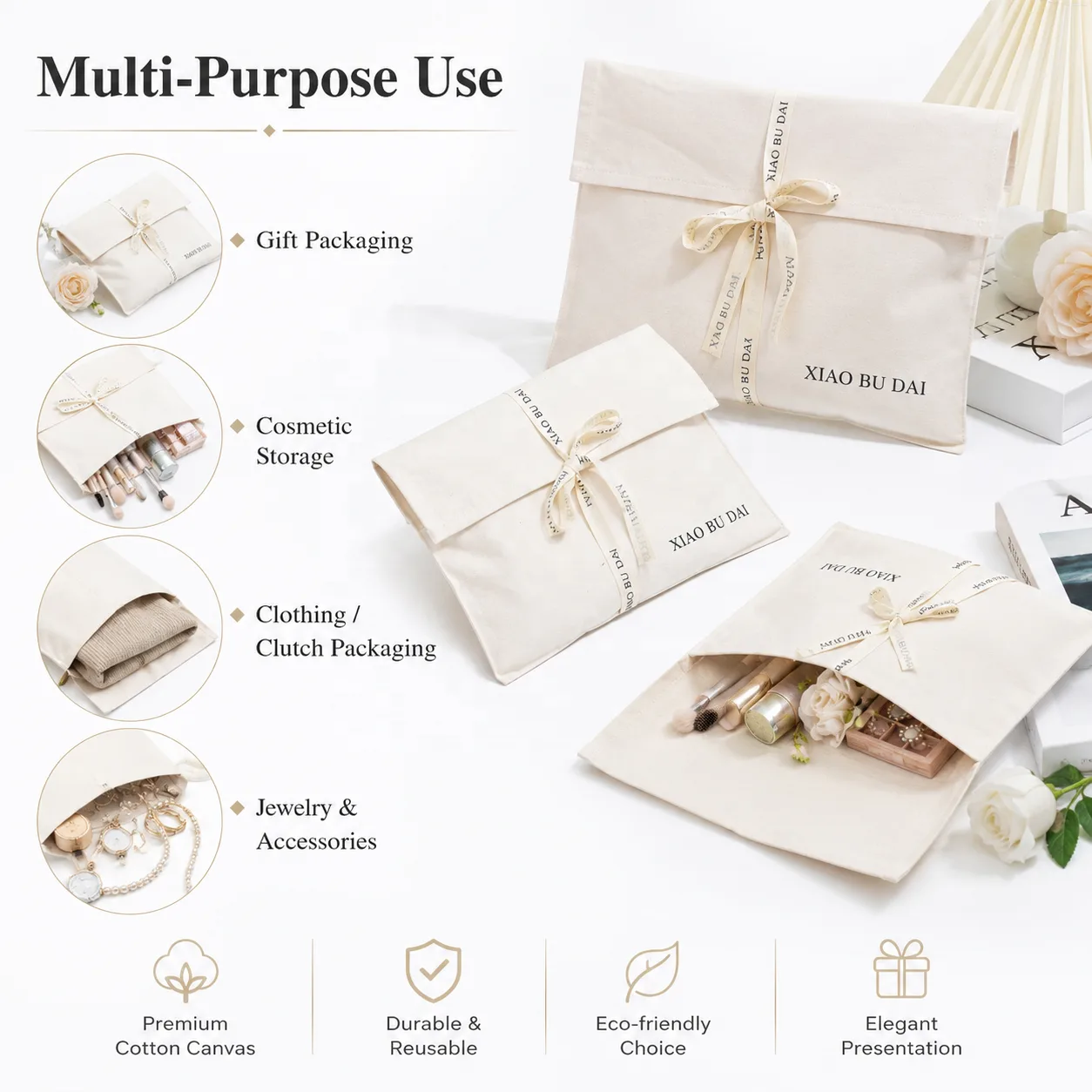 Fabric Envelope Pouch