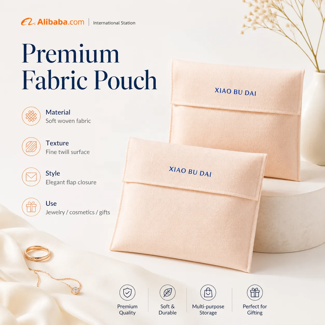 Fabric Envelope Pouch