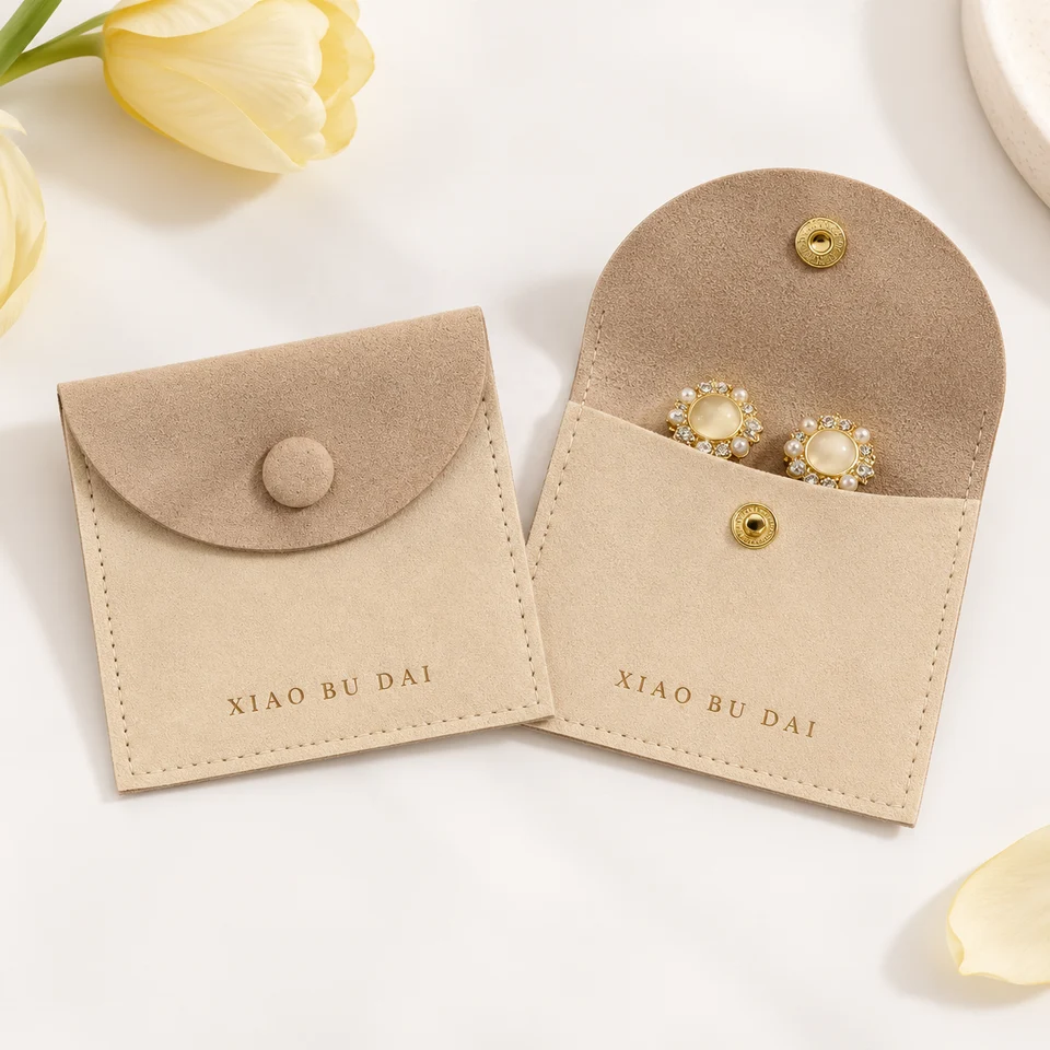Two-Tone Curved-Flap Jewelry Pouch — image 4