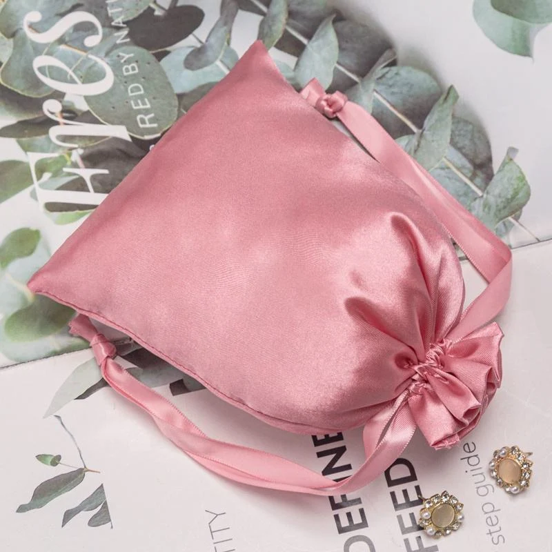 Satin Drawstring Pouch — image 3