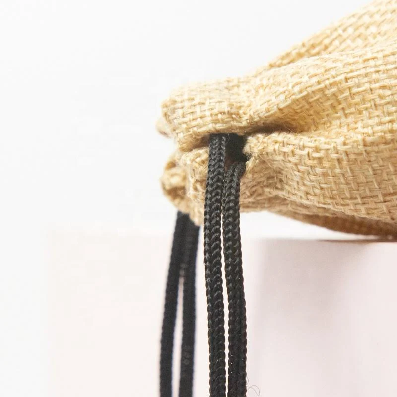 Textured Fabric Drawstring Pouch — image 6