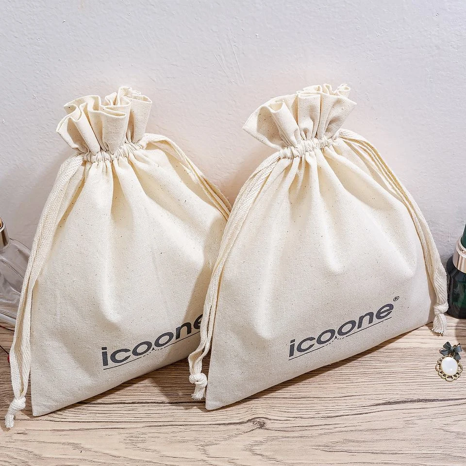 Cotton Drawstring Pouch — image 2