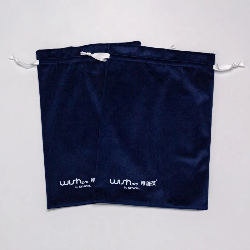 Blue Velvet Drawstring Pouch — image 6