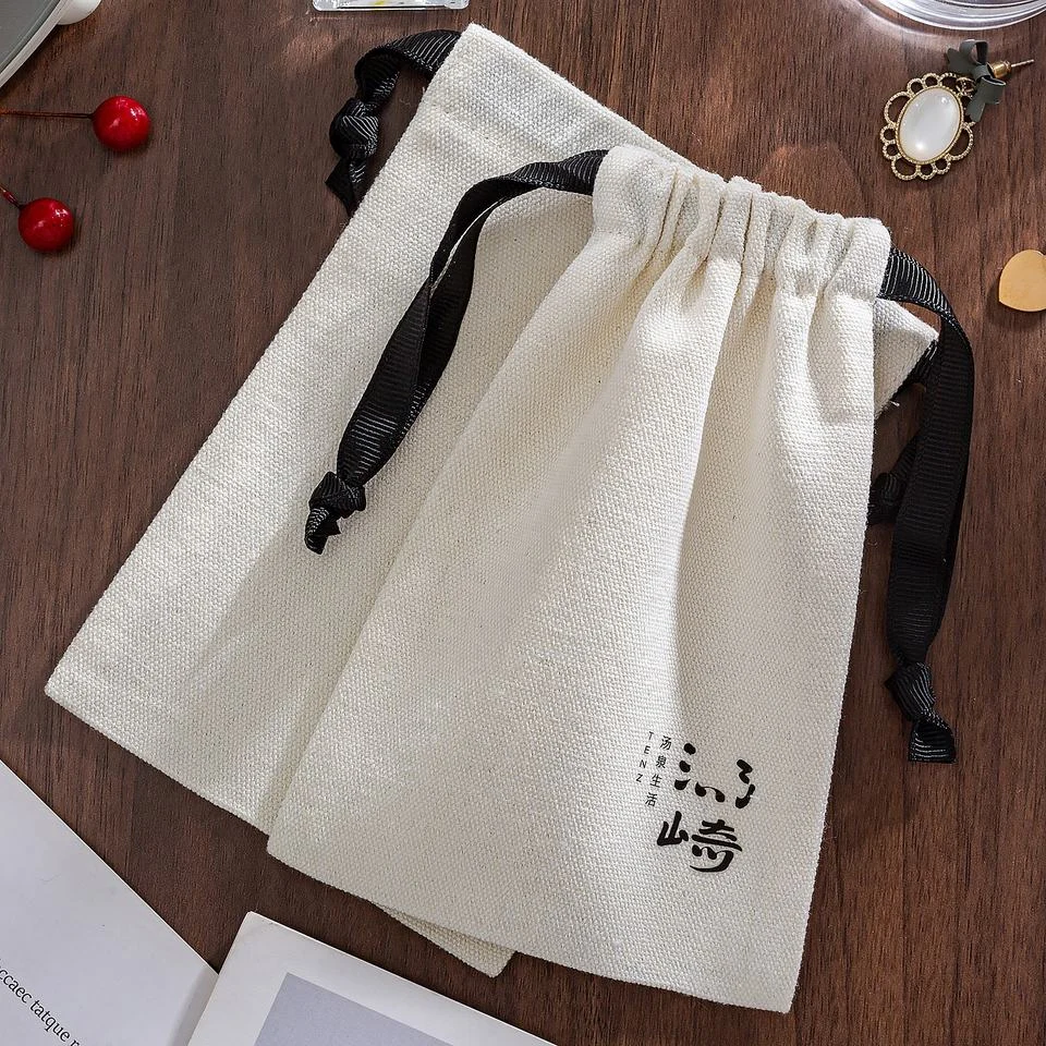 Cotton Drawstring Pouch — image 3