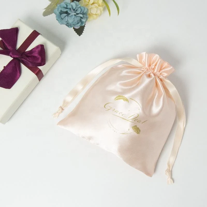 Satin Drawstring Pouch — image 3