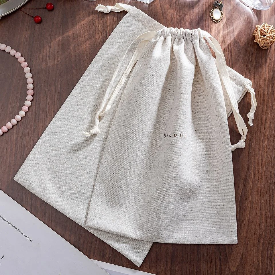 Cotton Drawstring Pouch — image 3