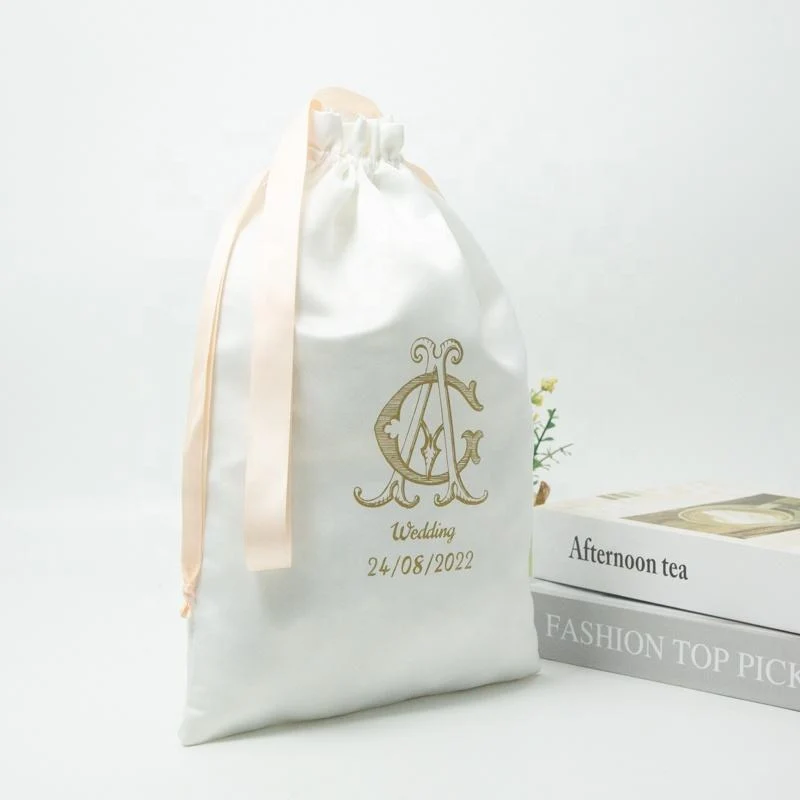 Satin Drawstring Pouch — image 2