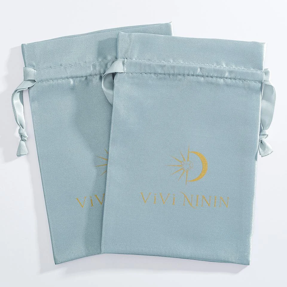 Satin Drawstring Pouch — image 3