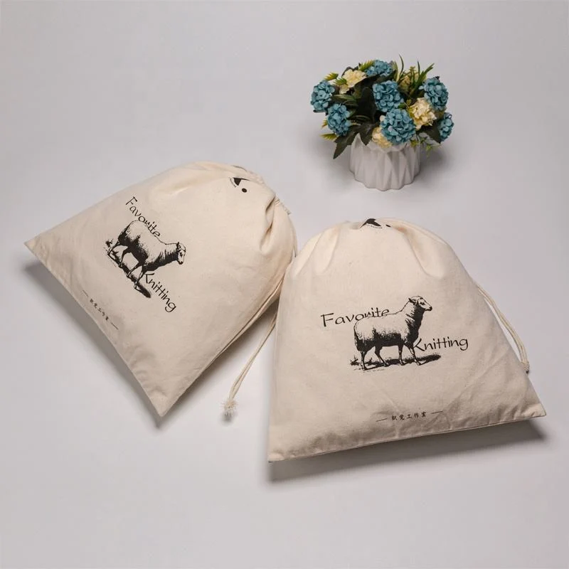Cotton Drawstring Pouch — image 3