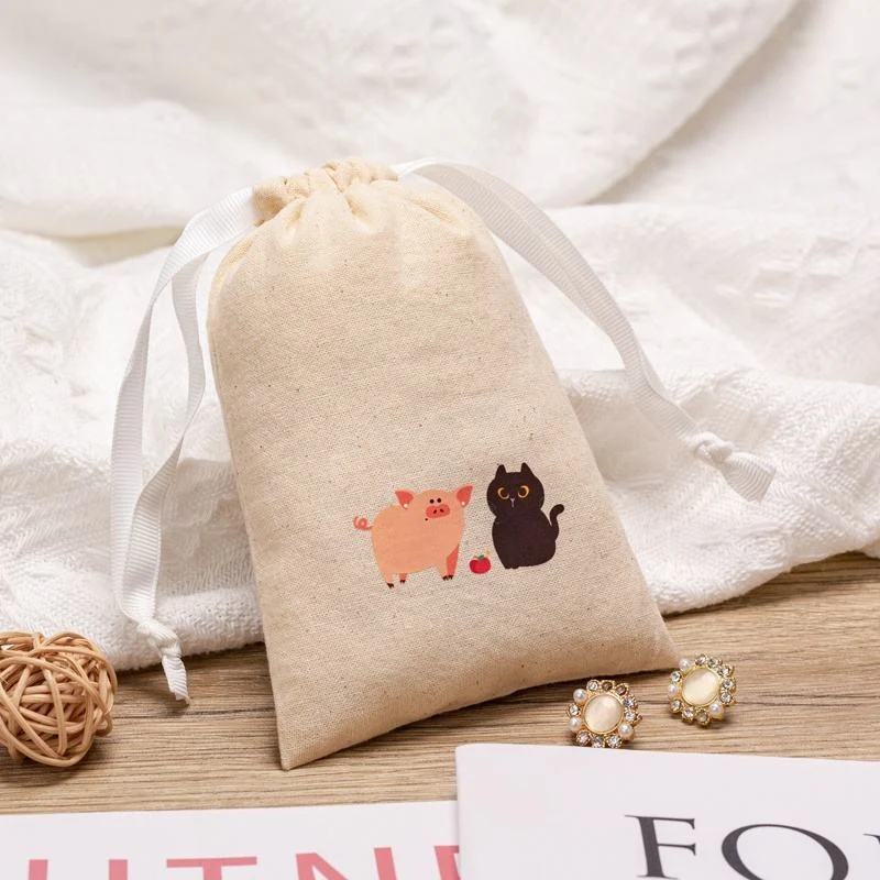 Cotton Drawstring Pouch — image 3