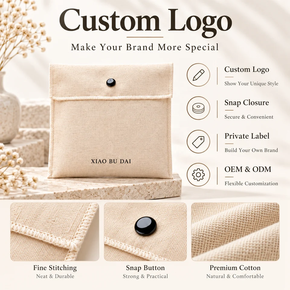 Textured Fabric Envelope Pouch — image 2