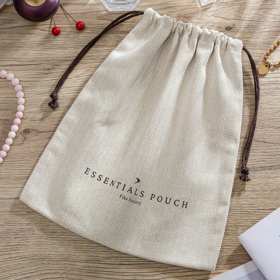 Cotton Drawstring Pouch — image 3