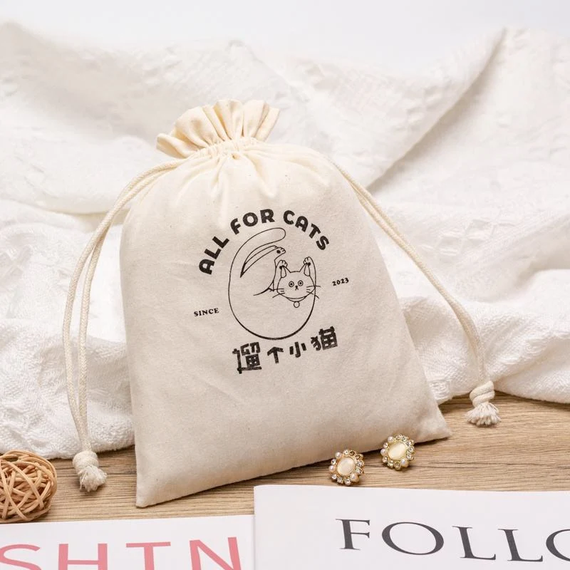 Cotton Drawstring Pouch — image 2