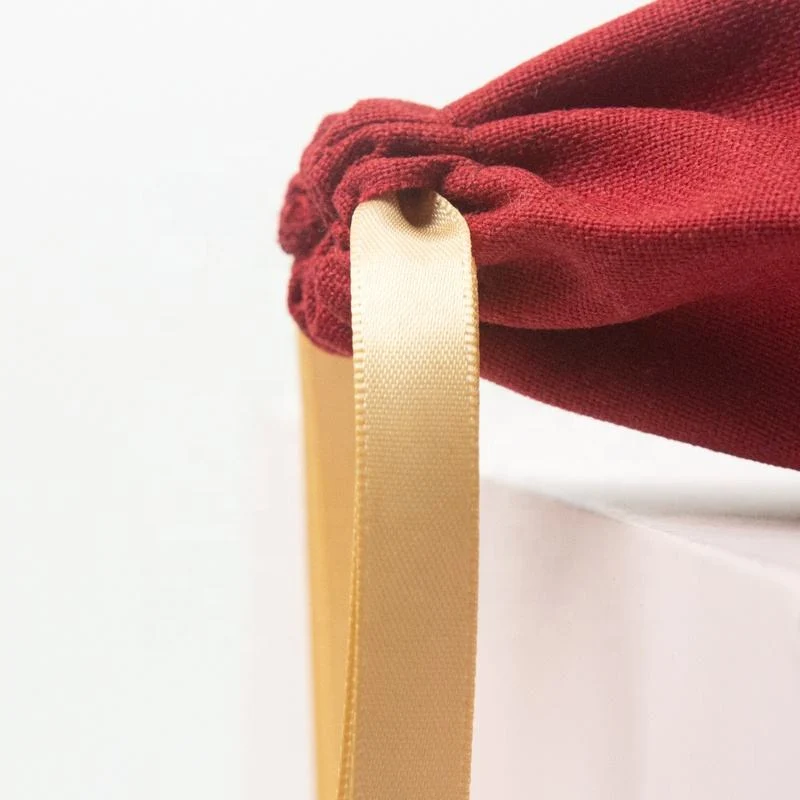 Textured Fabric Drawstring Pouch — image 5