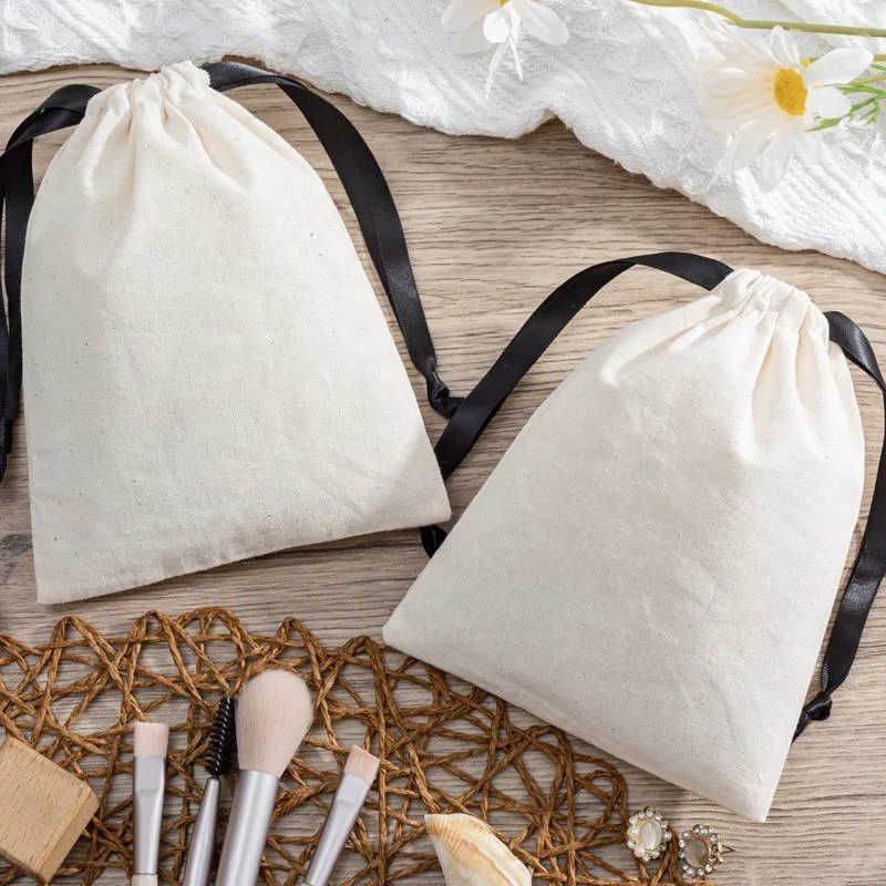 Cotton Drawstring Pouch — image 2