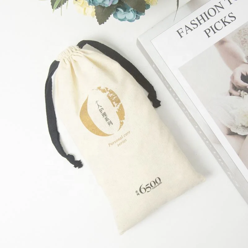 Cotton Drawstring Pouch — image 3