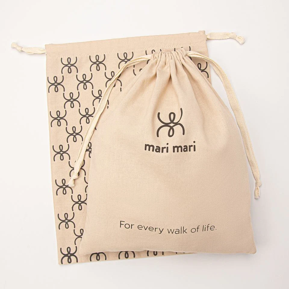 Textured Fabric Drawstring Pouch — image 2