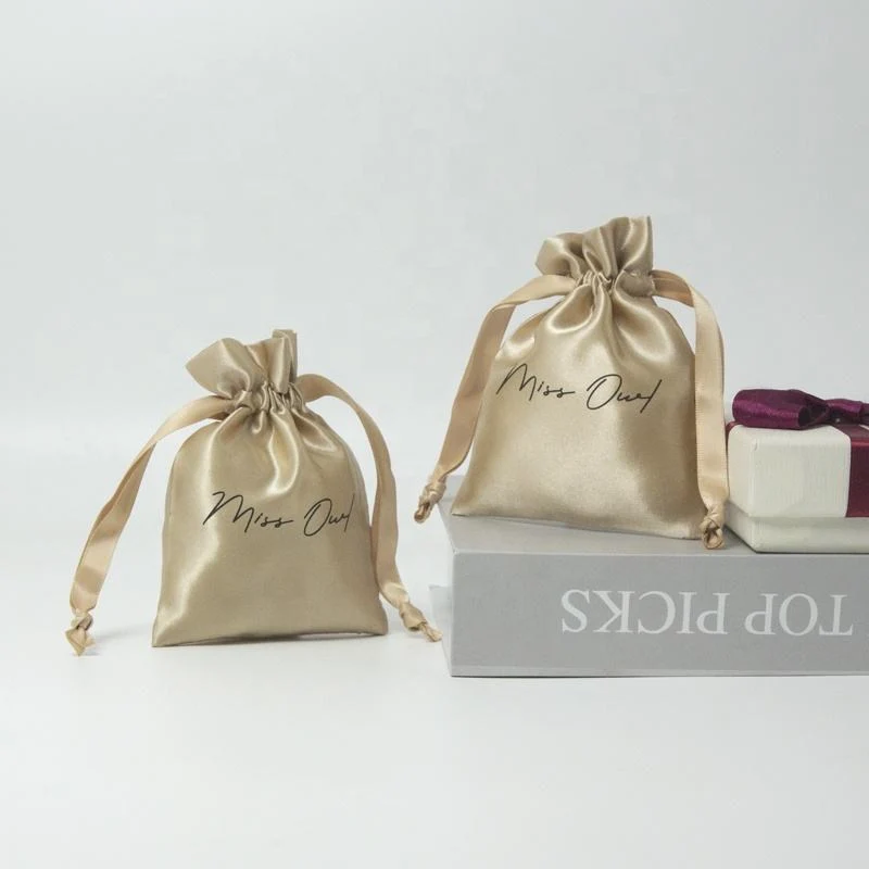 Satin Drawstring Pouch — image 2