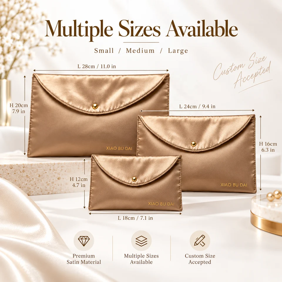 Satin Envelope Pouch — image 3
