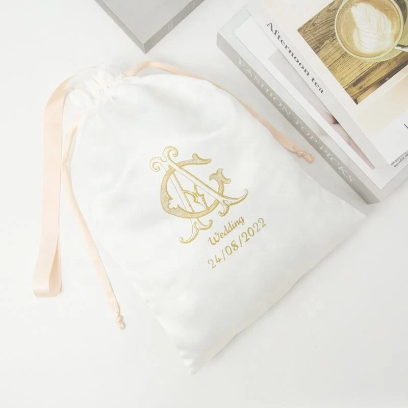 Satin Drawstring Pouch — image 3