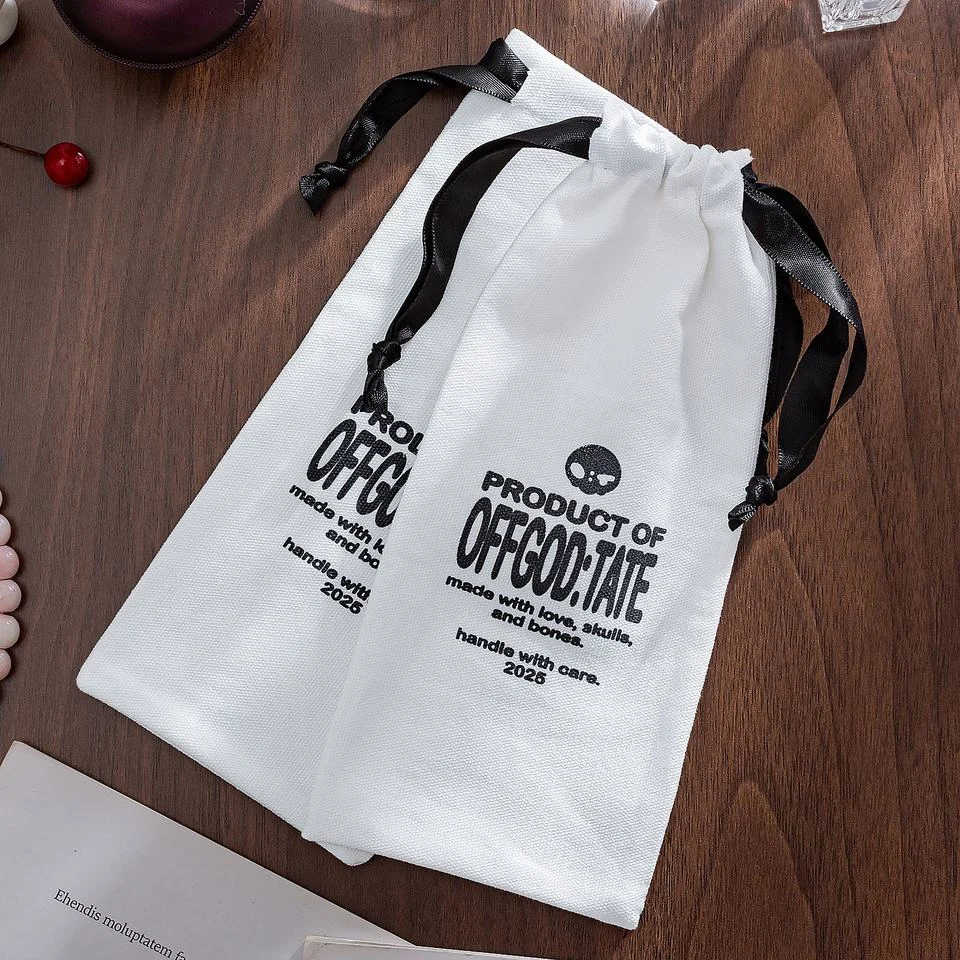 Cotton Drawstring Pouch — image 3