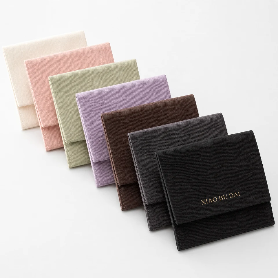 Dusty Rose Fabric Envelope Pouch — image 2