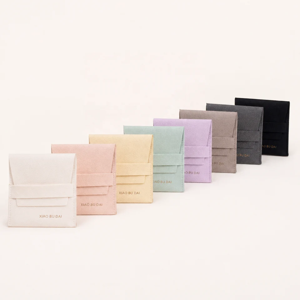 Pink Microfiber Envelope Pouch — image 4