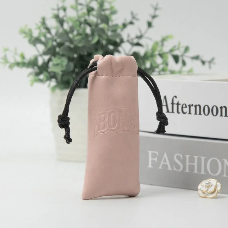 Leather-Look Drawstring Pouch — image 2