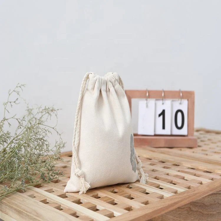 Cotton Drawstring Pouch — image 2