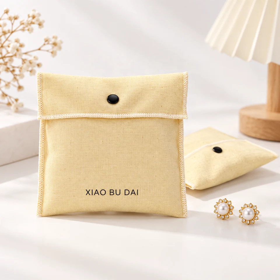 Textured Fabric Envelope Pouch — image 4