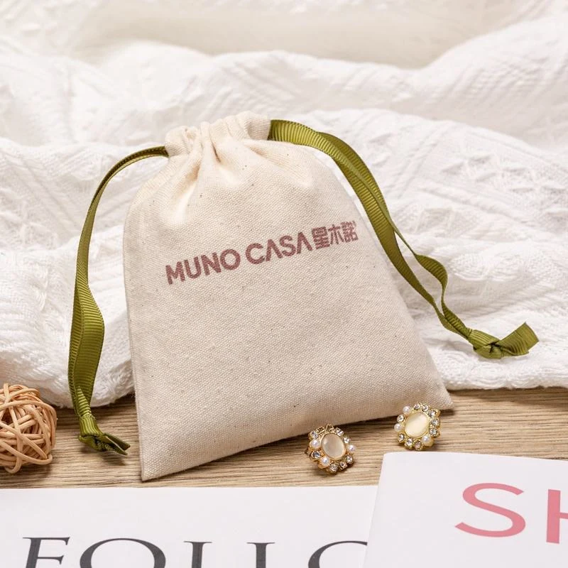 Cotton Drawstring Pouch — image 3