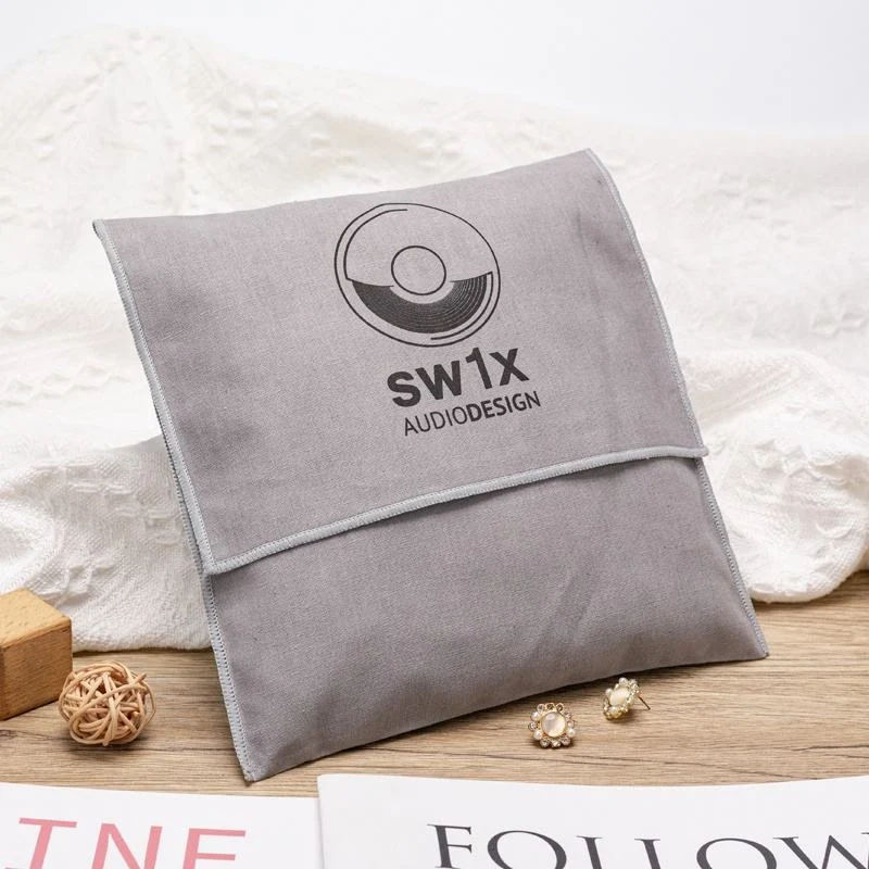 Textured Fabric Envelope Pouch — image 2