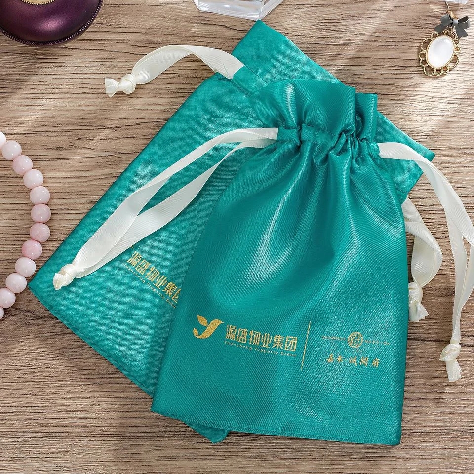 Satin Drawstring Pouch — image 2