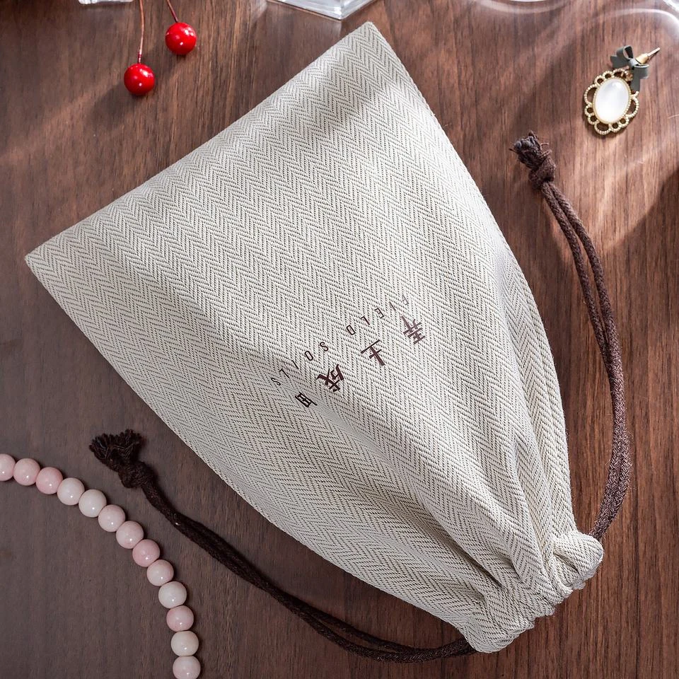 Cotton Drawstring Pouch — image 3