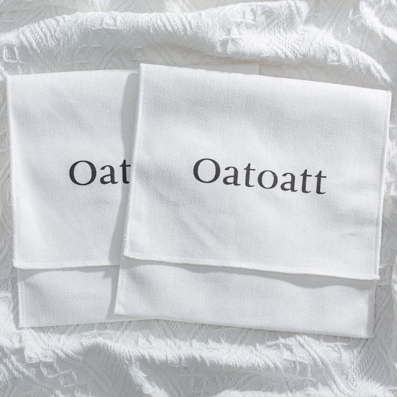 White Fabric Envelope Pouch — image 6