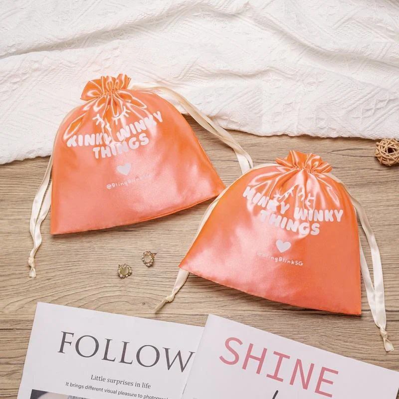 Satin Drawstring Pouch — image 3