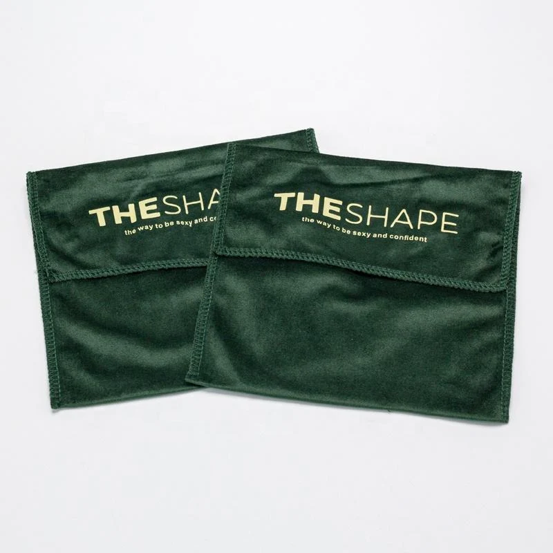 Green Velvet Drawstring Pouch — image 6