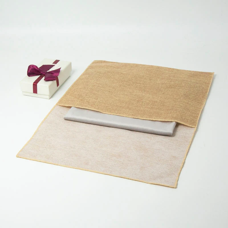 Textured Fabric Envelope Pouch — image 5