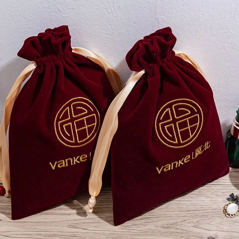 Velvet Drawstring Pouch — image 3