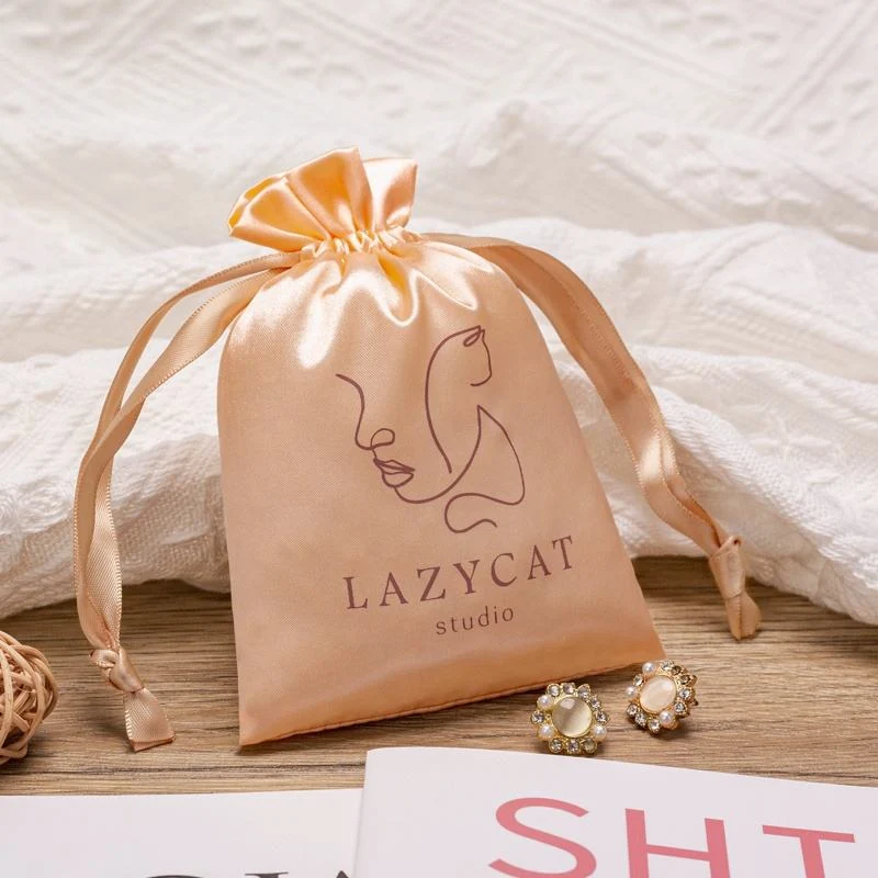 Satin Drawstring Pouch — image 3
