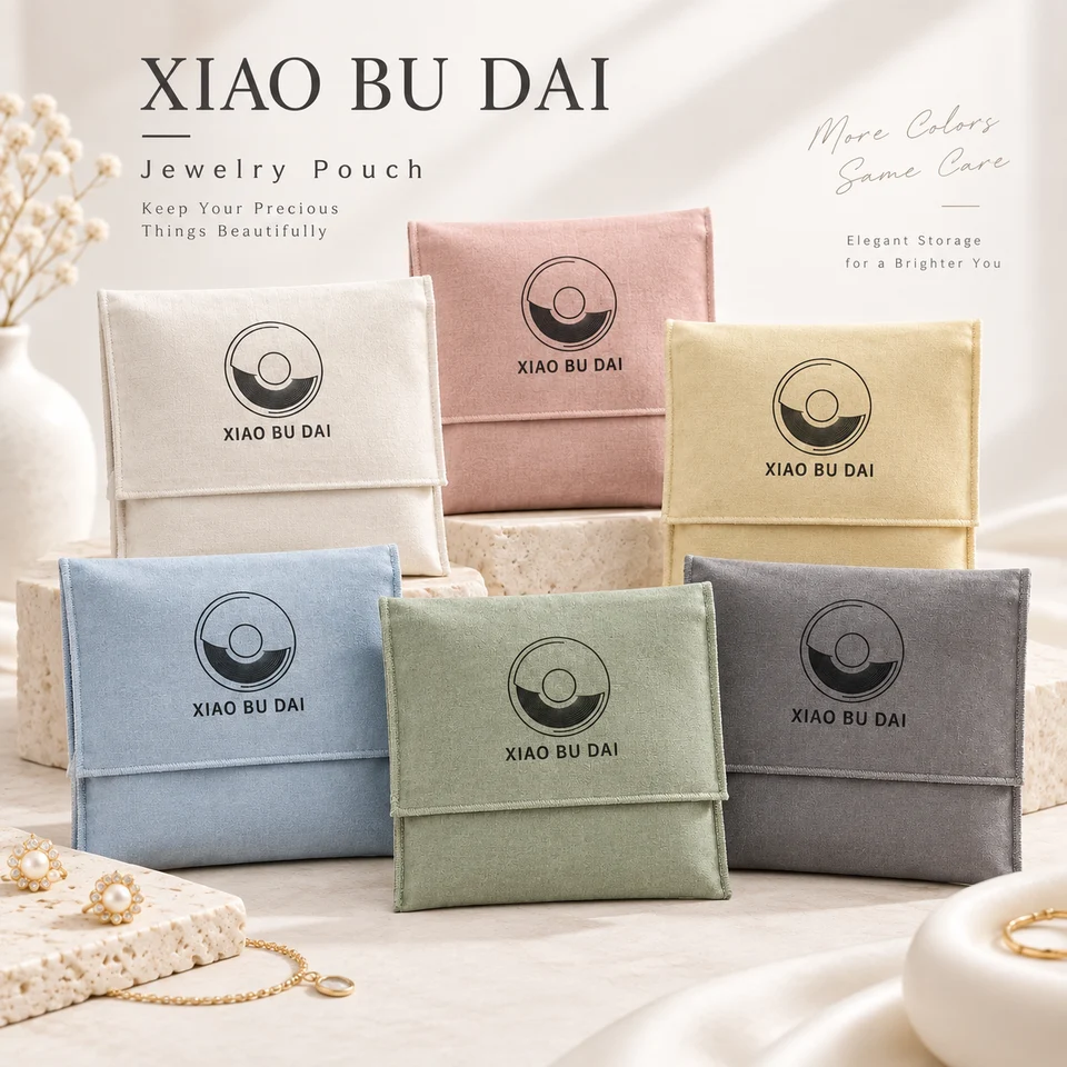 Textured Fabric Envelope Pouch — image 3